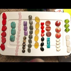 Beads, gemstones and wires
